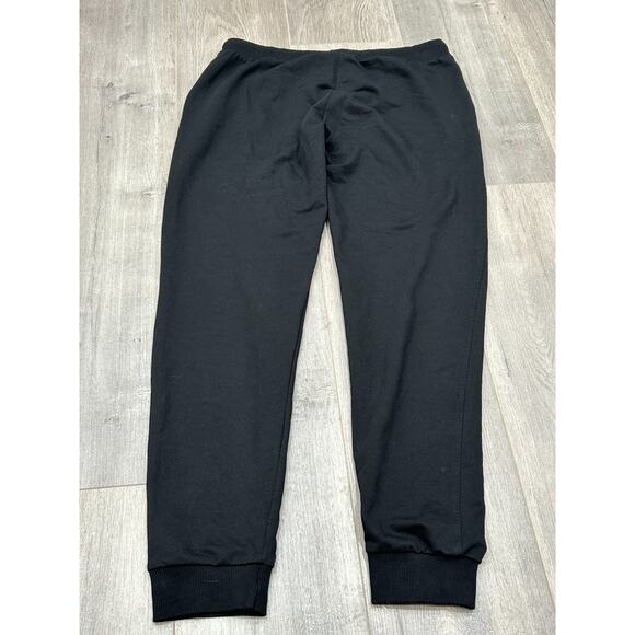 Alexander Wang Womens Jogger Pants High Rise Rhinestone Pockets Black Size XL - Picture 7 of 7